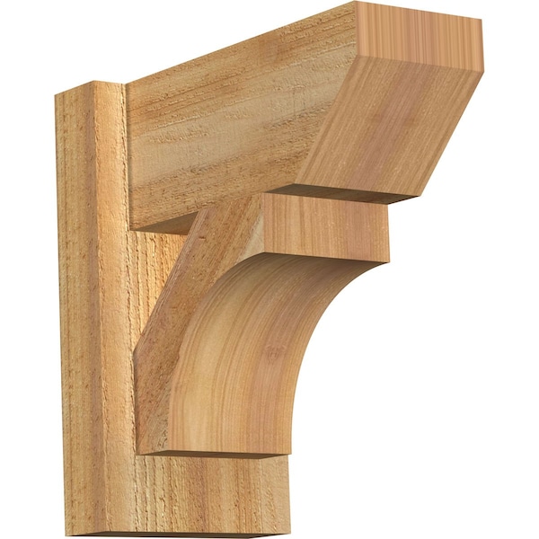 Ekena Millwork Westlake Slat Rough Sawn Outlooker, Western Red Cedar, 6"W x 12"D x 12"H OUT06X12X12WTL06RWR - main